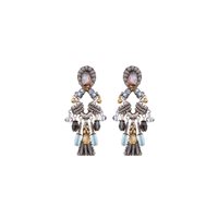 Earrings Ayala Bar Woman Shivering Moonlight in Metal Alloy Cristallo C2283